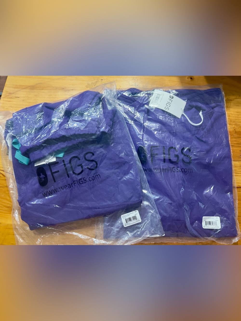 Brand New Figs in Purple Pulse Color Size M, please see description